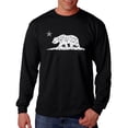thumbnail image 1 of LA Pop Art Men's Word Art Long Sleeve T-shirt - California Dreamin, 1 of 2