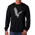 thumbnail image 1 of LA Pop Art Men's Word Art Long Sleeve T-shirt - Eagle, 1 of 2