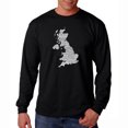thumbnail image 1 of LA Pop Art Men's Word Art Long Sleeve T-shirt - GOD SAVE THE QUEEN, 1 of 2