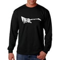 thumbnail image 1 of LA Pop Art Men's Word Art Long Sleeve T-shirt - Master of Puppets, 1 of 2