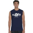 thumbnail image 1 of LA Pop Art Men's Word Art Sleeveless T-shirt - ALOHA, 1 of 2