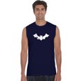 thumbnail image 1 of LA Pop Art Men's Word Art Sleeveless T-shirt - BAT - BITE ME, 1 of 2