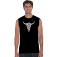 thumbnail image 1 of LA Pop Art Men's Word Art Sleeveless T-shirt - COUNTRY MUSIC'S ALL TIME HITS, 1 of 2