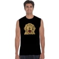 thumbnail image 1 of LA Pop Art Men's Word Art Sleeveless T-shirt - Dog, 1 of 2