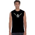 thumbnail image 1 of LA Pop Art Men's Word Art Sleeveless T-shirt - I'M NOT A CROOK, 1 of 2