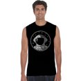 thumbnail image 1 of LA Pop Art Men's Word Art Sleeveless T-shirt - I Need My Space Astronaut, 1 of 2