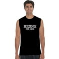 thumbnail image 1 of LA Pop Art Men's Word Art Sleeveless T-shirt - POPULAR NEIGHBORHOODS IN BRONX, NY, 1 of 2