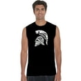 thumbnail image 1 of LA Pop Art Men's Word Art Sleeveless T-shirt - SPARTAN, 1 of 2