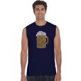 thumbnail image 1 of LA Pop Art Men's Word Art Sleeveless T-shirt - Slang Terms for Being Wasted, 1 of 2
