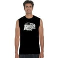 thumbnail image 1 of LA Pop Art Men's Word Art Sleeveless T-shirt - THE 70'S, 1 of 2