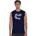thumbnail image 1 of LA Pop Art Men's Word Art Sleeveless T-shirt - TREX, 1 of 2