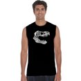 thumbnail image 1 of LA Pop Art Men's Word Art Sleeveless T-shirt - TREX, 1 of 2
