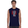thumbnail image 1 of LA Pop Art Men's Word Art Sleeveless T-shirt - TRUMP 2016 - Make America Great Again, 1 of 2