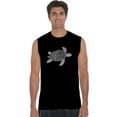 thumbnail image 1 of LA Pop Art Men's Word Art Sleeveless T-shirt - Turtle, 1 of 2
