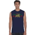 thumbnail image 1 of LA Pop Art Men's Word Art Sleeveless T-shirt - Zion - One Love, 1 of 2