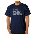 thumbnail image 1 of LA Pop Art Men's Word Art T-Shirt - 90S, 1 of 2