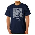 thumbnail image 1 of LA Pop Art Men's Word Art T-Shirt - ABRAHAM LINCOLN - GETTYSBURG ADDRESS, 1 of 2