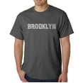 thumbnail image 1 of LA Pop Art Men's Word Art T-Shirt - BROOKLYN NEIGHBORHOODS, 1 of 2