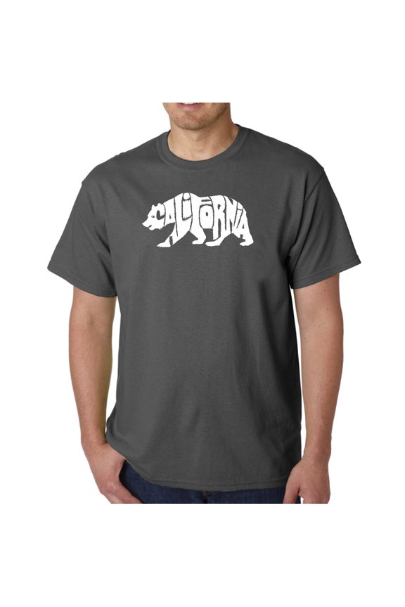 Men's Word Art T-Shirt - California Bear