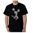 thumbnail image 1 of LA Pop Art Men's Word Art T-Shirt - Cheer, 1 of 2