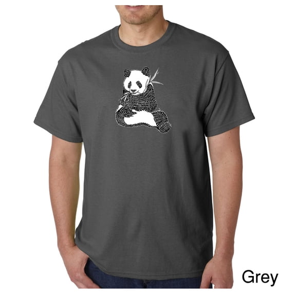 LA Pop Art Men's Word Art T-Shirt - ENDANGERED SPECIES