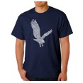thumbnail image 1 of LA Pop Art Men's Word Art T-Shirt - Eagle, 1 of 2
