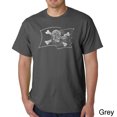 thumbnail image 1 of LA Pop Art Men's Word Art T-Shirt - FAMOUS PIRATE CAPTAINS AND SHIPS, 1 of 2
