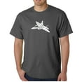 thumbnail image 1 of LA Pop Art Men's Word Art T-Shirt - FIGHTER JET - NEED FOR SPEED, 1 of 2