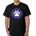 thumbnail image 1 of LA Pop Art Men's Word Art T-Shirt - Gandhi's Quote on Animal Treatment, 1 of 2