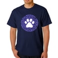 thumbnail image 1 of LA Pop Art Men's Word Art T-Shirt - Gandhi's Quote on Animal Treatment, 1 of 2