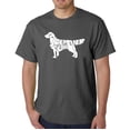 thumbnail image 1 of LA Pop Art Men's Word Art T-Shirt - Golden Retreiver, 1 of 2