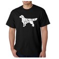 thumbnail image 1 of LA Pop Art Men's Word Art T-Shirt - Golden Retreiver, 1 of 2
