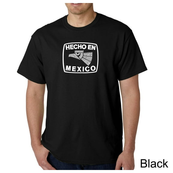 LA Pop Art Men's Word Art T-Shirt - HECHO EN MEXICO