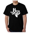 thumbnail image 1 of LA Pop Art Men's Word Art T-Shirt - Hey Yall, 1 of 2