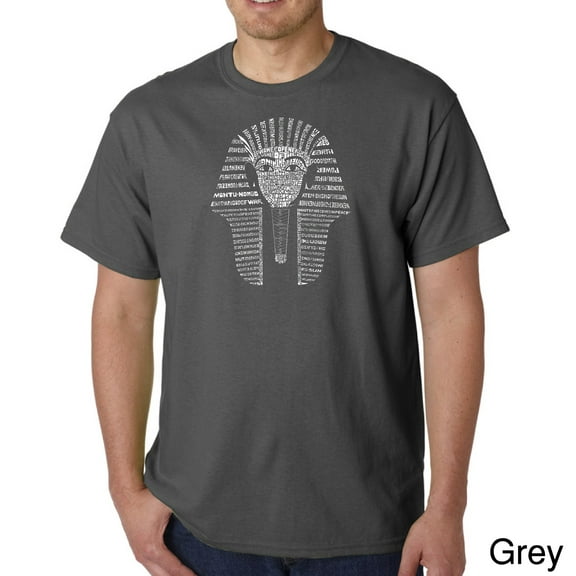 LA Pop Art Men's Word Art T-Shirt - KING TUT