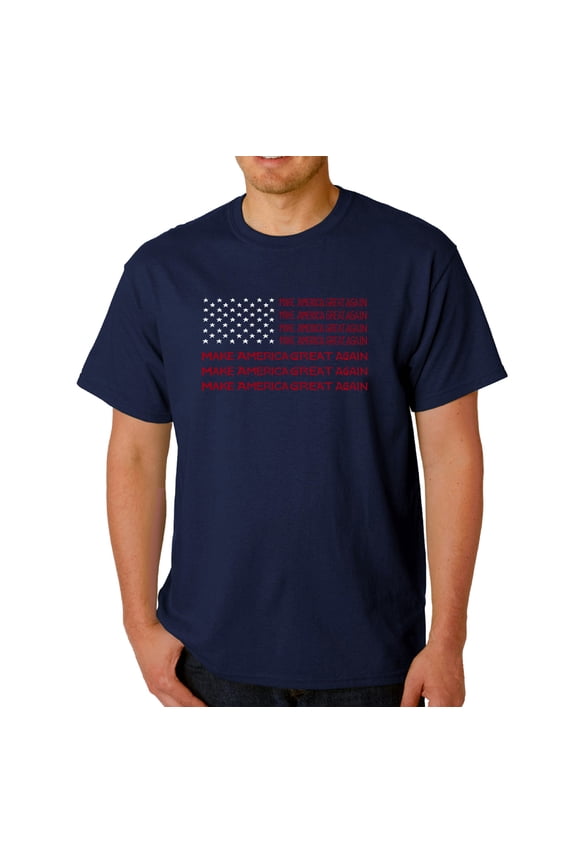 Men's Word Art T-Shirt - Maga Flag