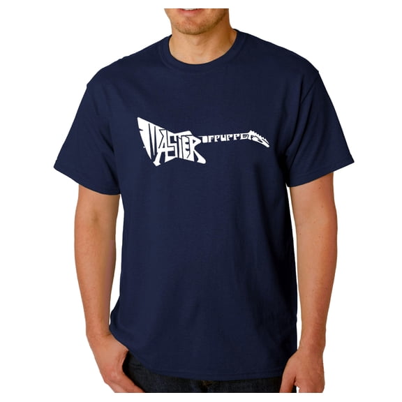 LA Pop Art Men's Word Art T-Shirt - Master of Puppets
