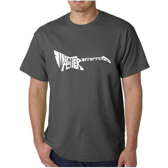 LA Pop Art Men's Word Art T-Shirt - Master of Puppets