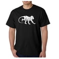 thumbnail image 1 of LA Pop Art Men's Word Art T-Shirt - Monkey Business, 1 of 2