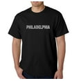 thumbnail image 1 of LA Pop Art Men's Word Art T-Shirt - PHILADELPHIA NEIGHBORHOODS, 1 of 2