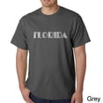 thumbnail image 1 of LA Pop Art Men's Word Art T-Shirt - POPULAR CITIES IN FLORIDA, 1 of 2