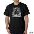 thumbnail image 1 of LA Pop Art Men's Word Art T-Shirt - POPULAR HORSE BREEDS, 1 of 2