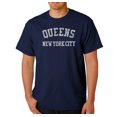 thumbnail image 1 of LA Pop Art Men's Word Art T-Shirt - POPULAR NEIGHBORHOODS IN QUEENS, NY, 1 of 2