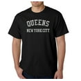 thumbnail image 1 of LA Pop Art Men's Word Art T-Shirt - POPULAR NEIGHBORHOODS IN QUEENS, NY, 1 of 2