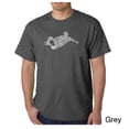 thumbnail image 1 of LA Pop Art Men's Word Art T-Shirt - POPULAR SKATING MOVES & TRICKS, 1 of 2