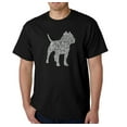 thumbnail image 1 of LA Pop Art Men's Word Art T-Shirt - Pitbull, 1 of 2