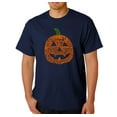 thumbnail image 1 of LA Pop Art Men's Word Art T-Shirt - Pumpkin, 1 of 1