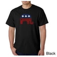 thumbnail image 1 of LA Pop Art Men's Word Art T-Shirt - REPUBLICAN - GRAND OLD PARTY, 1 of 2
