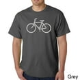 thumbnail image 1 of LA Pop Art Men's Word Art T-Shirt - SAVE A PLANET, RIDE A BIKE, 1 of 2