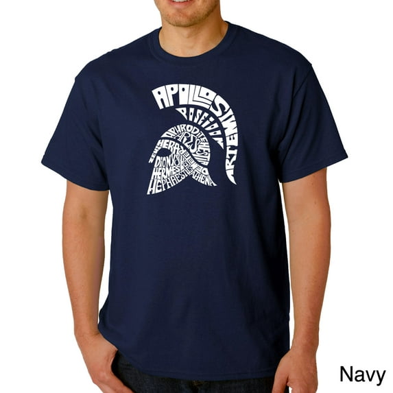 LA Pop Art Men's Word Art T-Shirt - SPARTAN